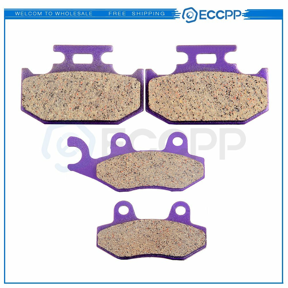 2 Pairs Brake Pads Front And Rear For Suzuki DR250 DR250SE RMX250 Carbon Fiber 6B93BC-57