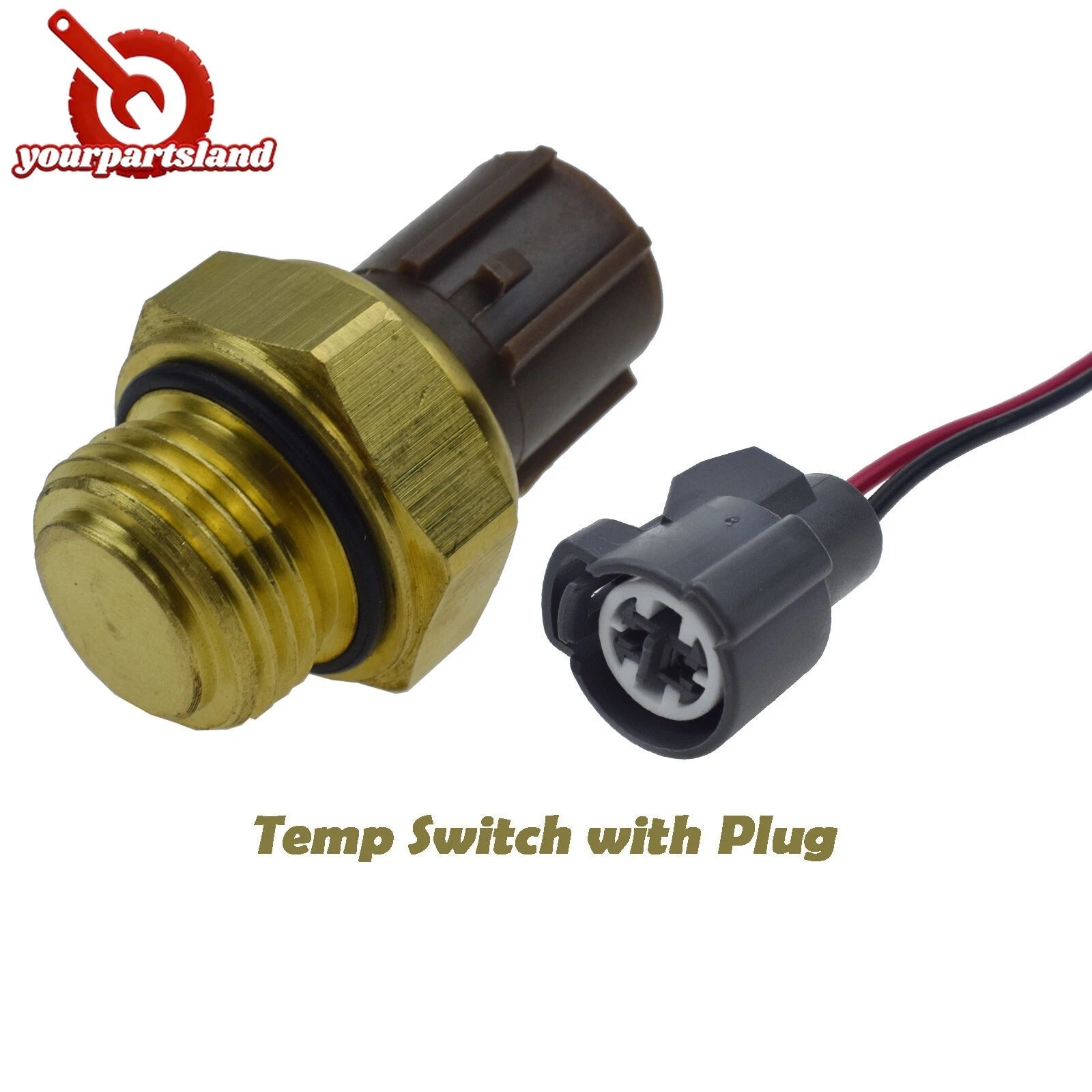 37760P00003 Radiator Cooling Fan Switch W/ Plug for Acura Honda Accord Civic 6B93BC-57