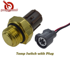 37760P00003 Radiator Cooling Fan Switch W/ Plug for Acura Honda Accord Civic 6B93BC-57