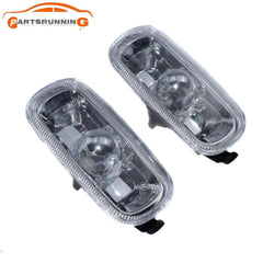 2 X Side Turn Light Cover Clear Lens For 2002-2008 Audi A4 B6 B7 A6 C5 4B0949127 6B93BC-57