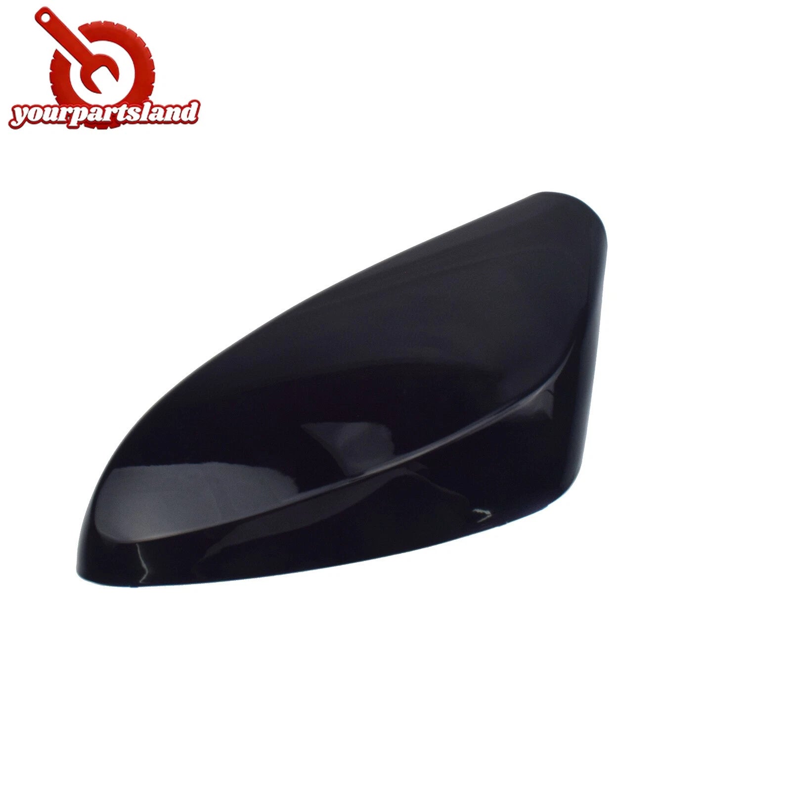 Left Driver Glossy Pure Black Side View Mirror Cover for HYUNDAI Elantra 2011-16 6B93BC-57