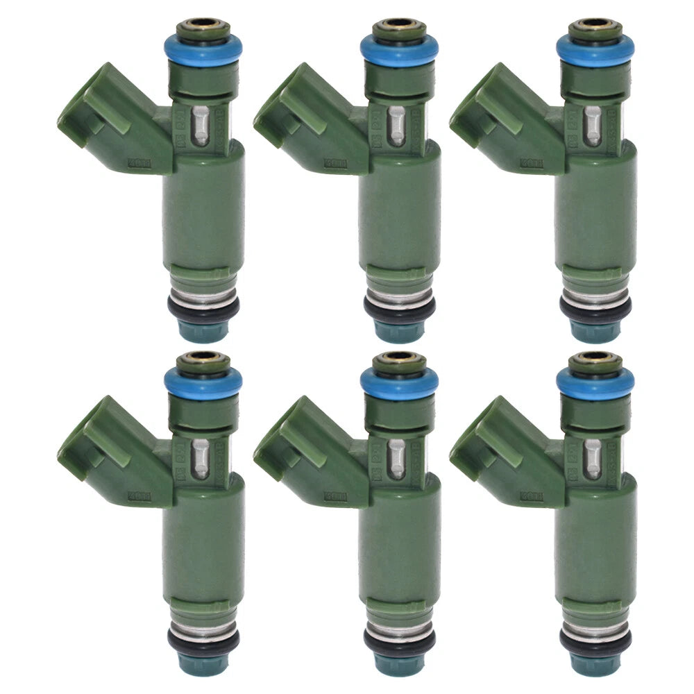 6PCS Fuel Injector Nozzle 1X43-AB For 2002-2008 Jaguar X-Type 2.5L 3.0L V6 6B93BC-57