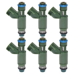 6PCS Fuel Injector Nozzle 1X43-AB For 2002-2008 Jaguar X-Type 2.5L 3.0L V6 6B93BC-57