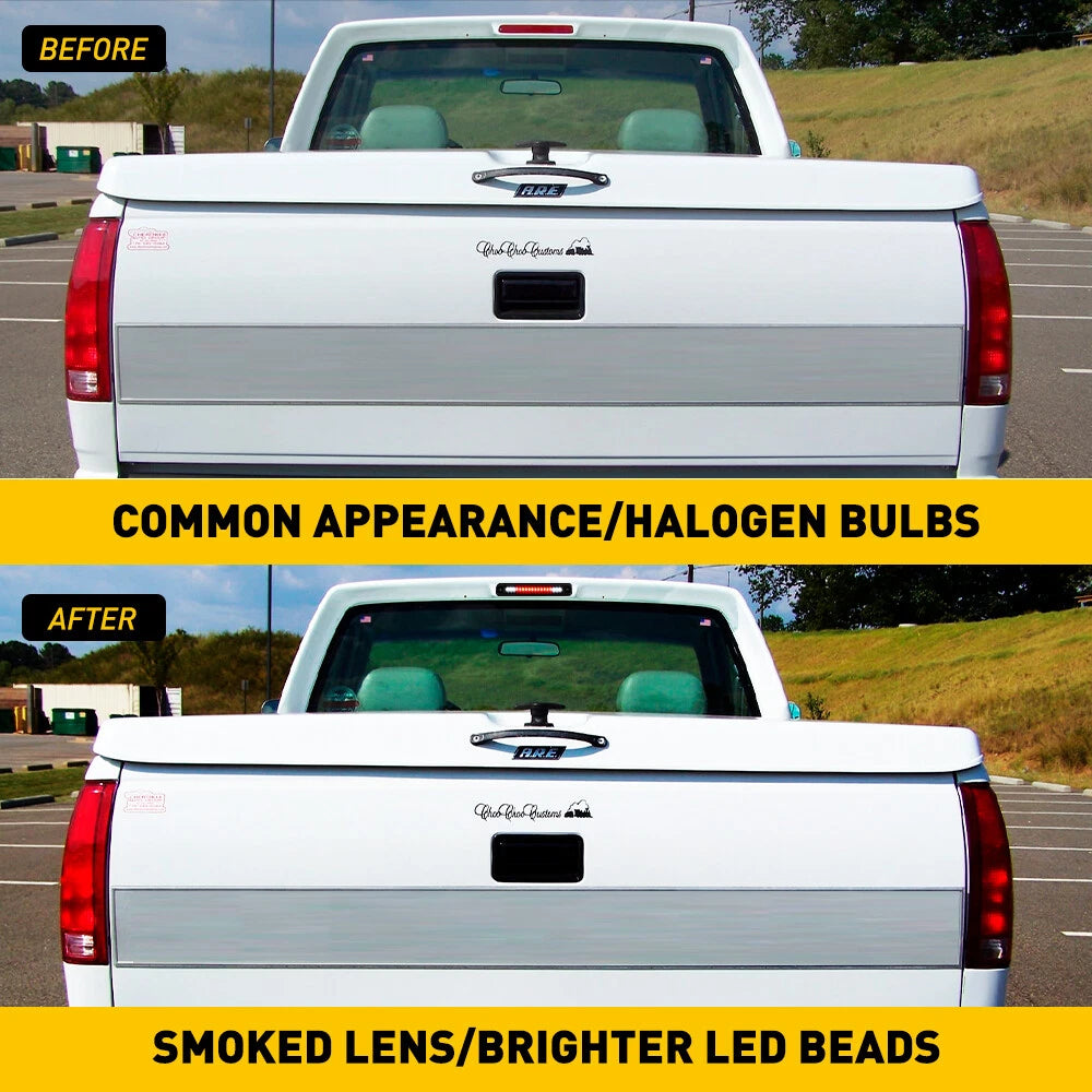 Smoked LED 3RD Third Light Brake+Cargo For 1988-1998 Chevy C1500/K1500/Silverado 6B93BC-57