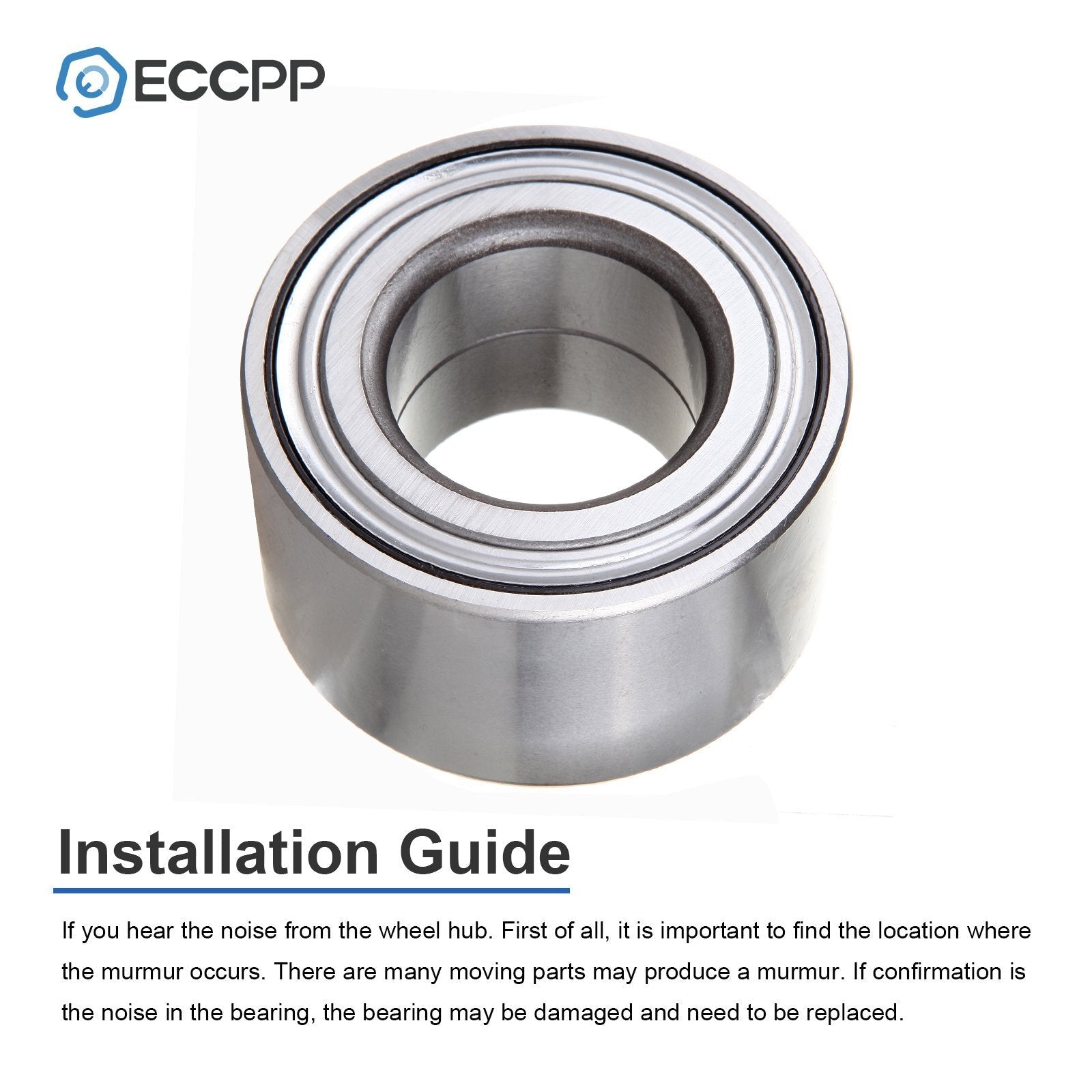 2P Front Wheel Bearings For Ford Fusion Lincoln MKZ 2007-2012 Mazda 6 2003-2008 6B93BC-57