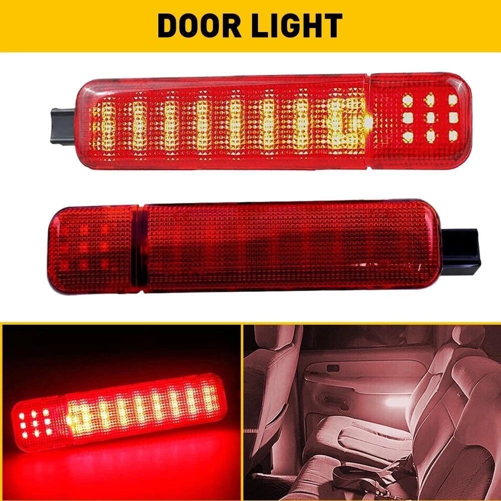 Full LED Door Courtesy For Light Chevy Silverado Suburban GMC Tahoe Sierra YUSon 6B93BC-57