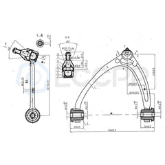ECCPP 6 pieces Complete Front Suspension Kit Fit for Chevrolet Tahoe 2007-2014 KOEEP
