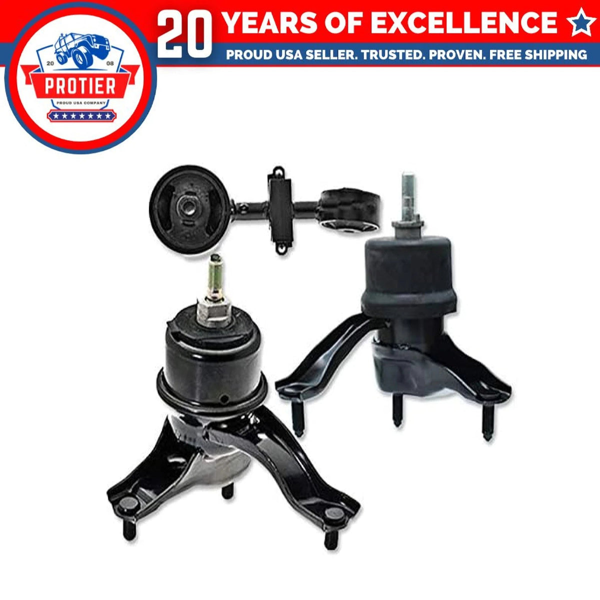 Fits 2001-2003 Toyota Highlander 2.4L 4WD Front RT Motor & Torque & Trans Mount 6B93BC-57