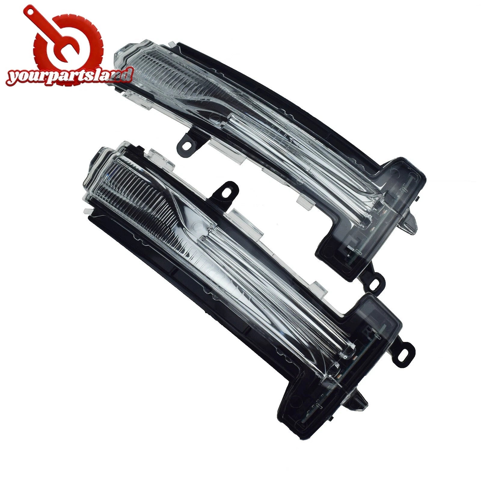 2PCS Front LH RH Mirror Turn Signal Lamp Light For VOLVO XC60 2014-2017 31371878 6B93BC-57