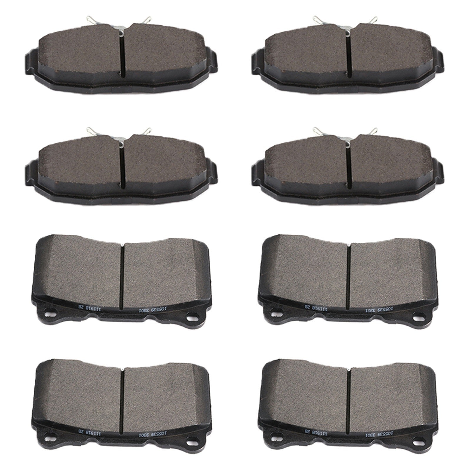 Front And Rear Metallic Pads Brake Pad For Ford Mustang 2007 2008 2009 2010 2011 6B93BC-57