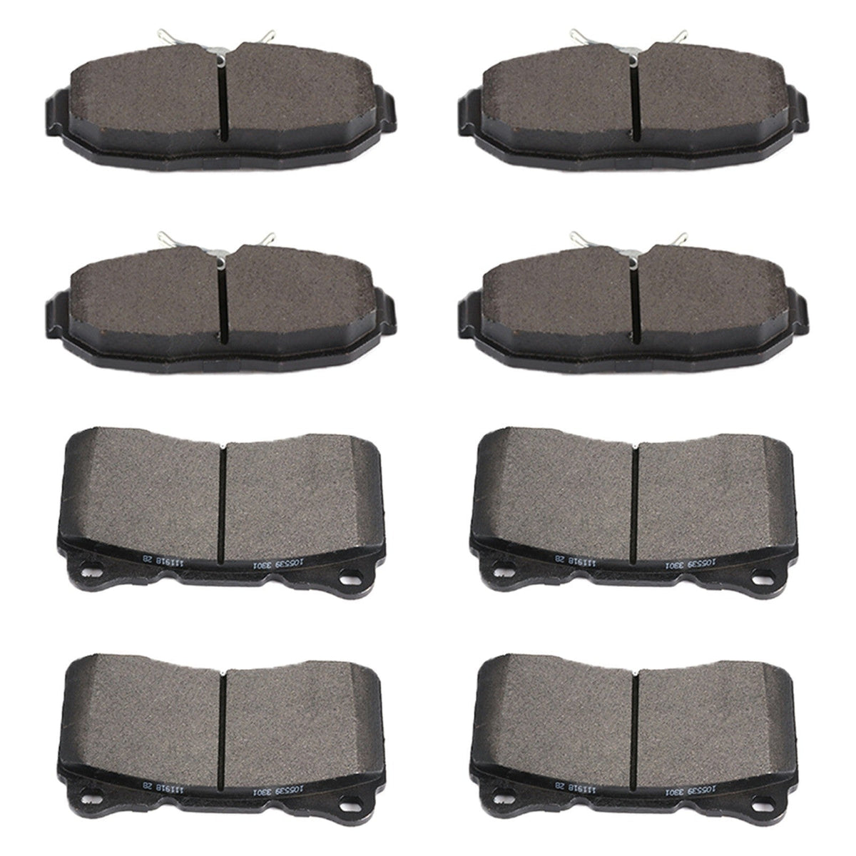 Front And Rear Metallic Pads Brake Pad For Ford Mustang 2007 2008 2009 2010 2011 6B93BC-57