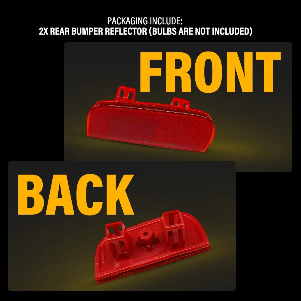 Red Rear Bumper Reflector Cover For 2016 2017 2018-2021 10th Gen Honda Civic EOA 6B93BC-57