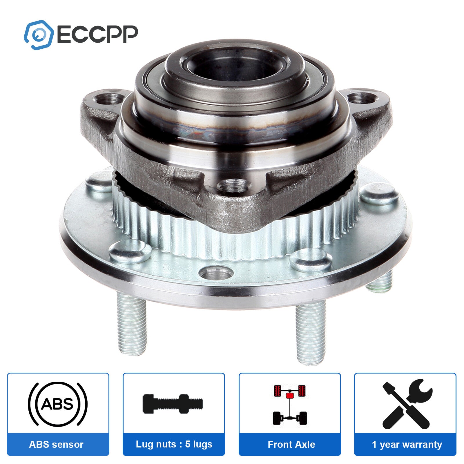 1 Pcs Wheel Hub Bearing Front 4WD For Chevrolet S10 Blazer GMC Jimmy Sonoma S15 6B93BC-57