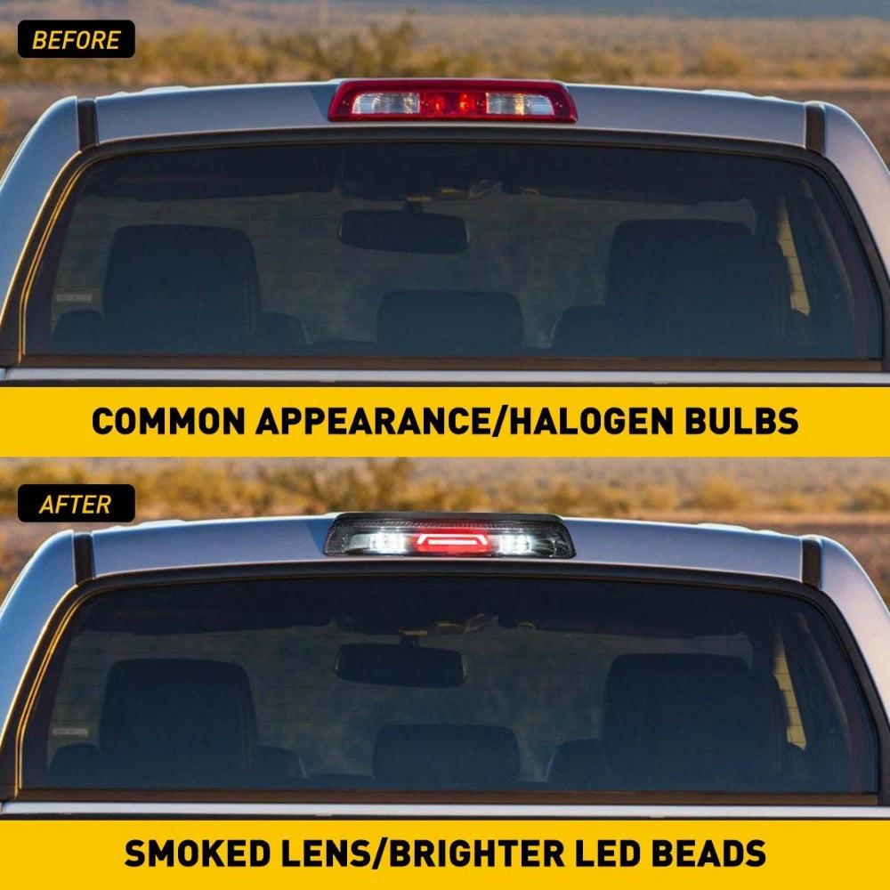 For 2007-2018 Toyota Tundra 3rd Third Brake Light LED Smoke Rear Tail Cargo Lamp 6B93BC-57