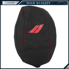 For Dodge Durango 2011-2020 Leather Center Console Armrest Cover Black Red Trim 6B93BC-57