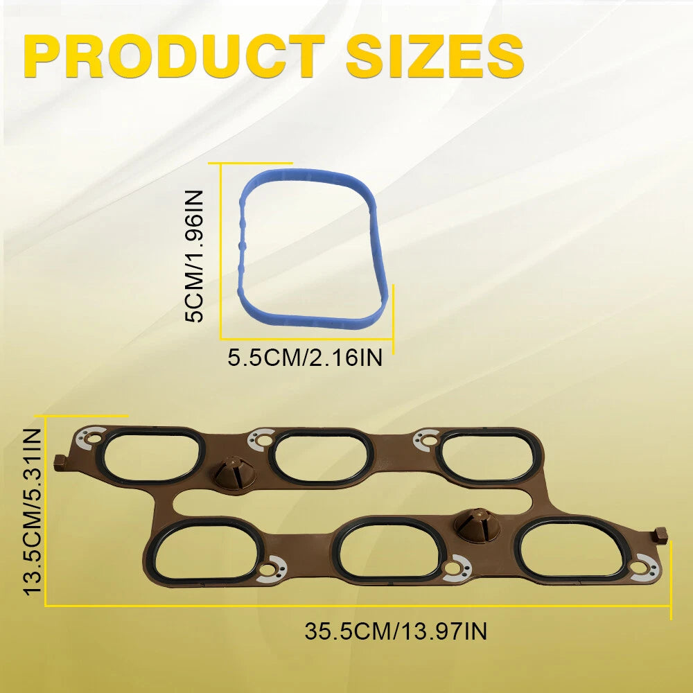 Cylinder Intake Manifold Gasket Kit for Cadillac CTS SRX 3.0L 3.6L 2010-2016 EA 6B93BC-57