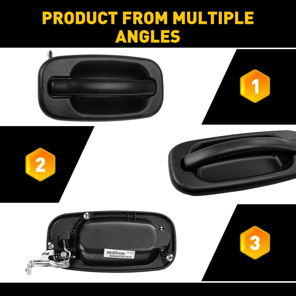 Rear Side Passenger Exterior Handle Door For 04-06 Chevrolet Silverado 1500 EOA 6B93BC-57