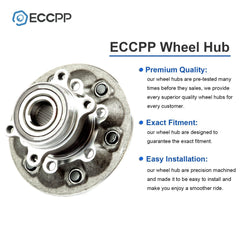 2 Pcs Wheel Hub Bearings Front 4WD For Chevrolet Colorado GMC Canyon 2009-2012 6B93BC-57