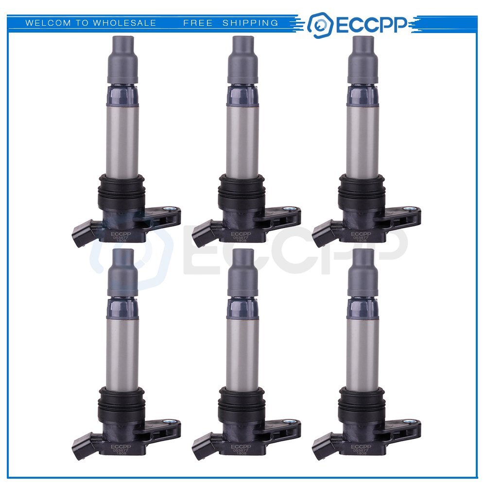 Pack of 6 Ignition Coils for Volvo S60 S80 V70 XC60 XC70 Land Rover 6B93BC-57