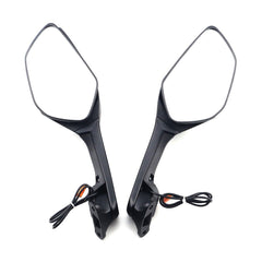 For Kawasaki Ninja ZX6R ZX636 2009-2023 Rearview Mirror LED Turn Signal US Stock