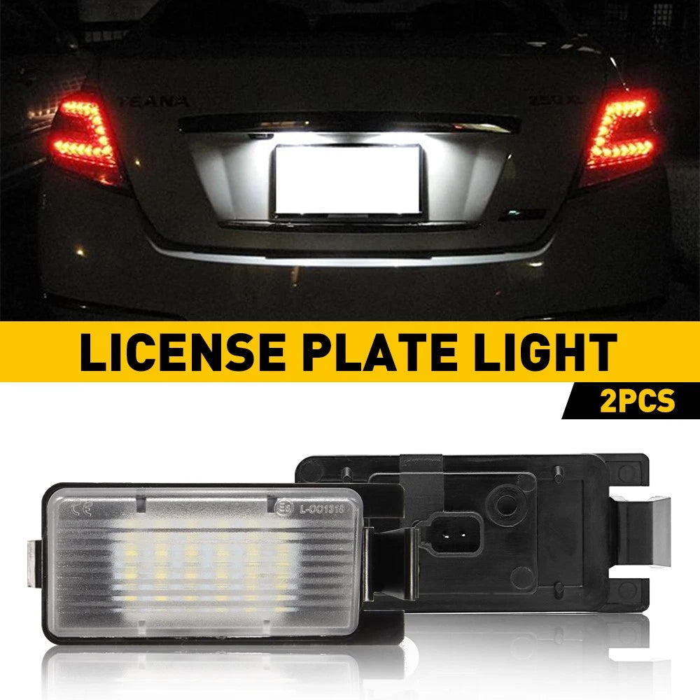 For Infiniti G25 G35 G37 Q60 2003-2013 18 SMD LED License Plate Light Lamp EOA 6B93BC-57