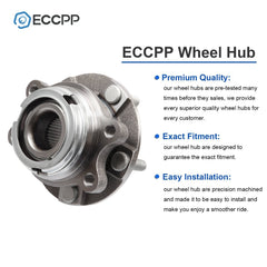 1Pc Wheel Hub Bearing Front For Nissan Altima Maxima Murano Pathfinder Quest 6B93BC-57