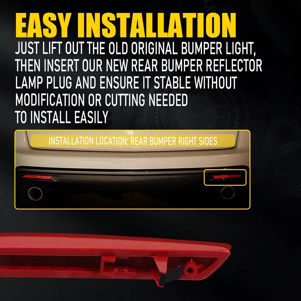 Bumper Reflector For 2012 2013 2014 Honda CR-V Rear Right 33505SLJ013 EOA 6B93BC-57