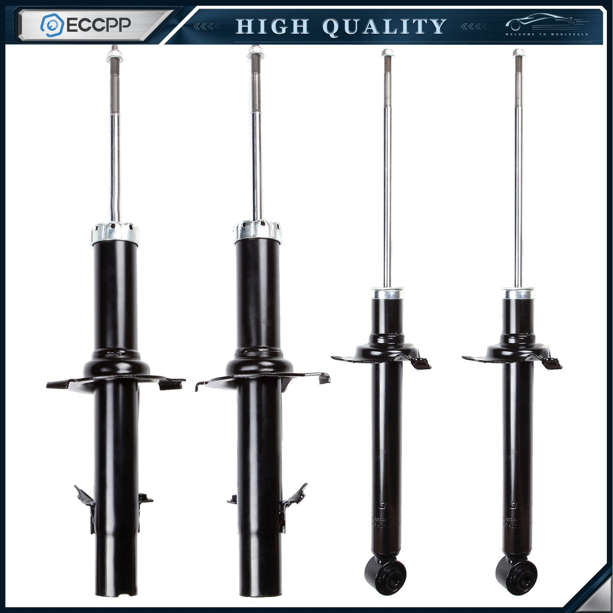 Front Rear Struts Shocks For 1996-2004 Acura RL Left Right ECCPP 6B93BC-57