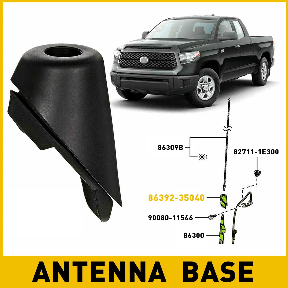 Antenna Ornament Bezel Cover Base Fits For 2010-2014 Toyota 4Runner #86392-35040 6B93BC-57