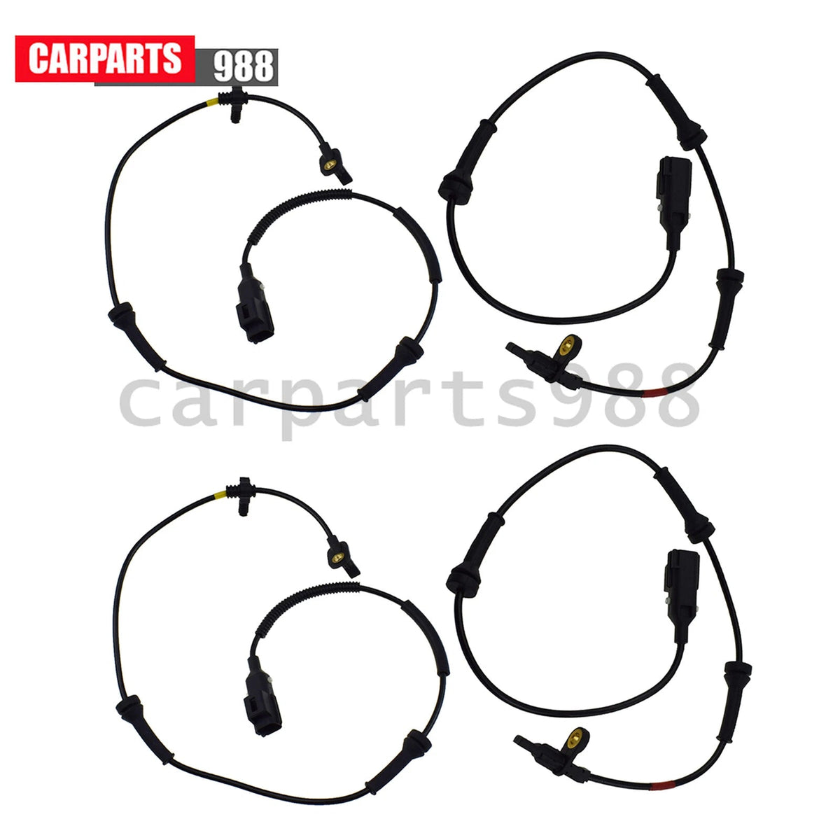 4Pcs Front Rear LH RH ABS Wheel Speed Sensor For Range Rover Evoque 2012-2016 6B93BC-57