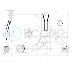For 2006-2011 Hyundai Accent 6PCS Front Lower Control Arms Ball Joints Sway Bars 6B93BC-57