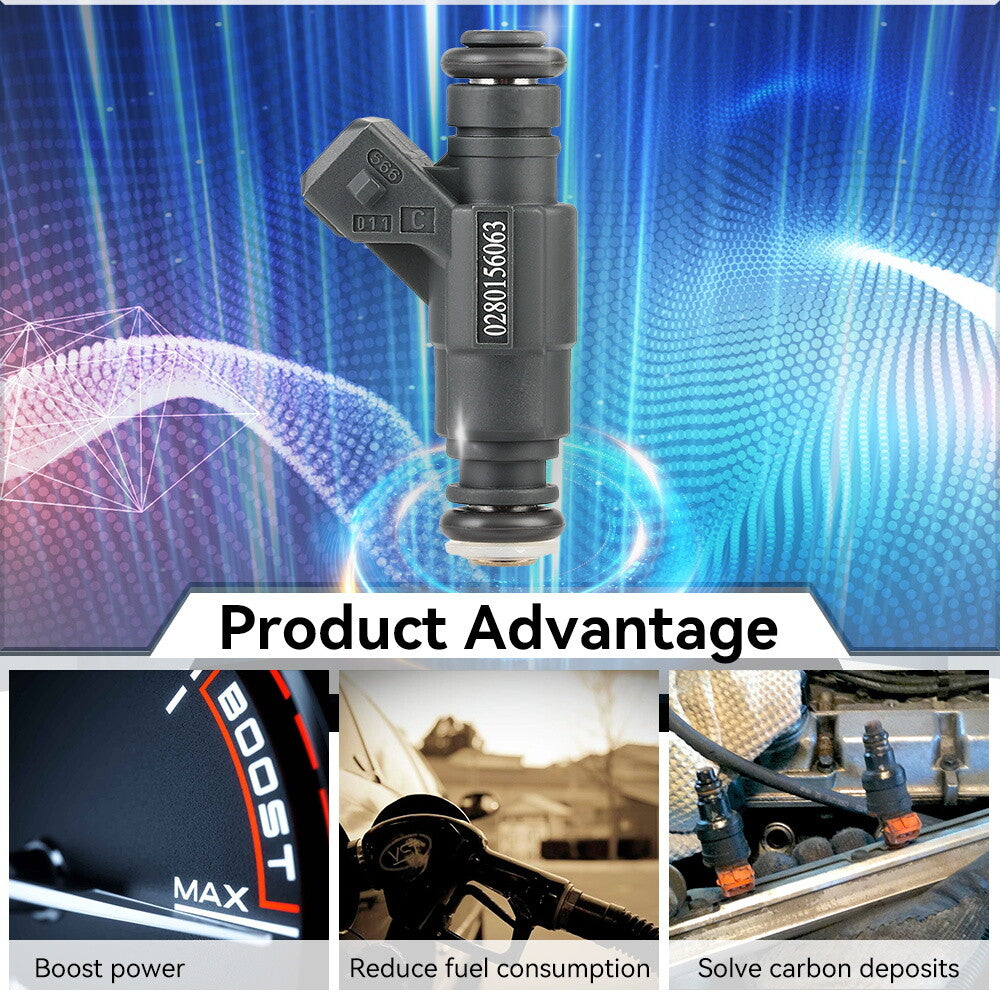 For 2003 2004 2005 2006 Audi TT Quattro 1.8L 4pcs Fuel Injectors 06A906031BC 6B93BC-57