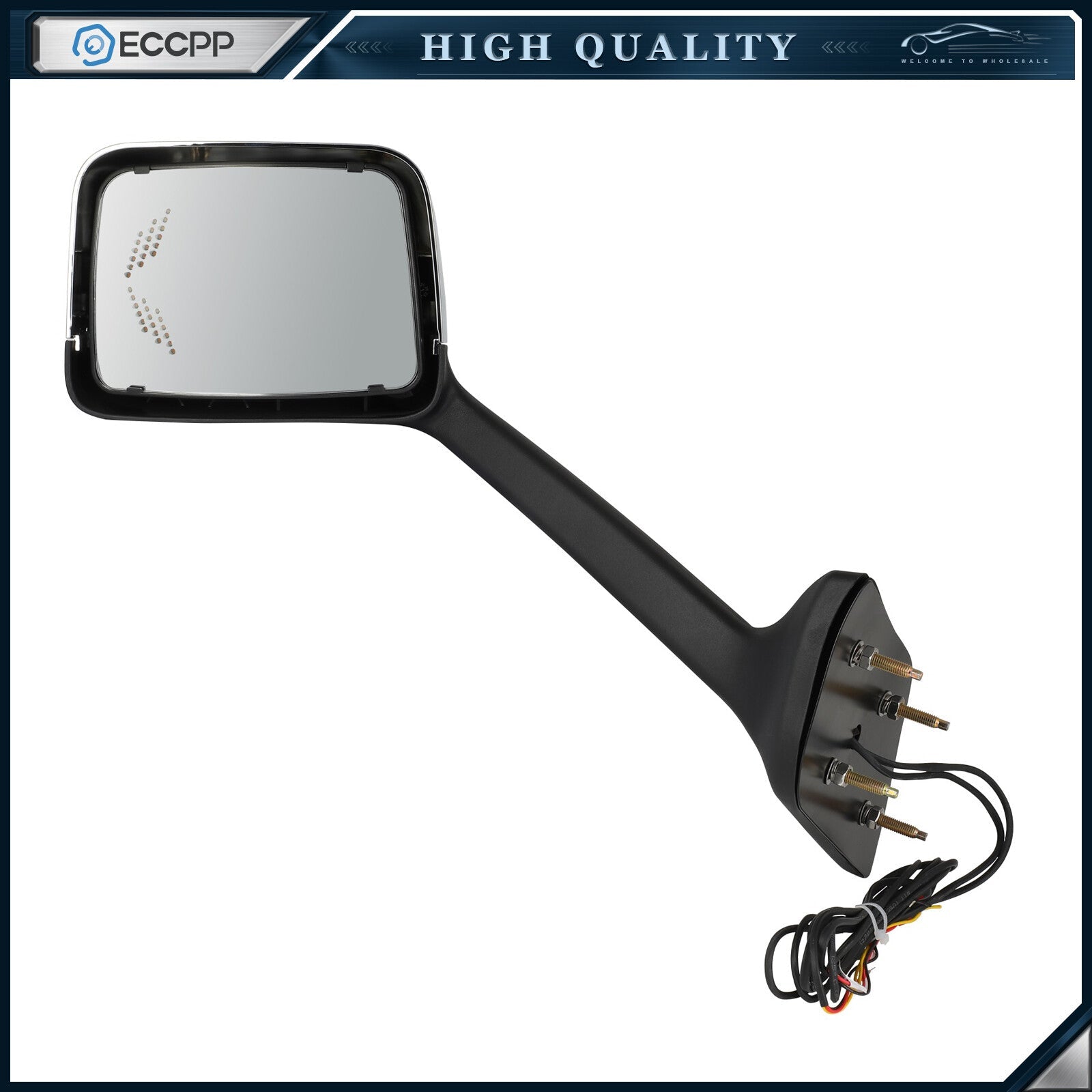 For 18-22 International LT Chrome Hood Mirror Turn Signal Light Left Driver Side 6B93BC-57