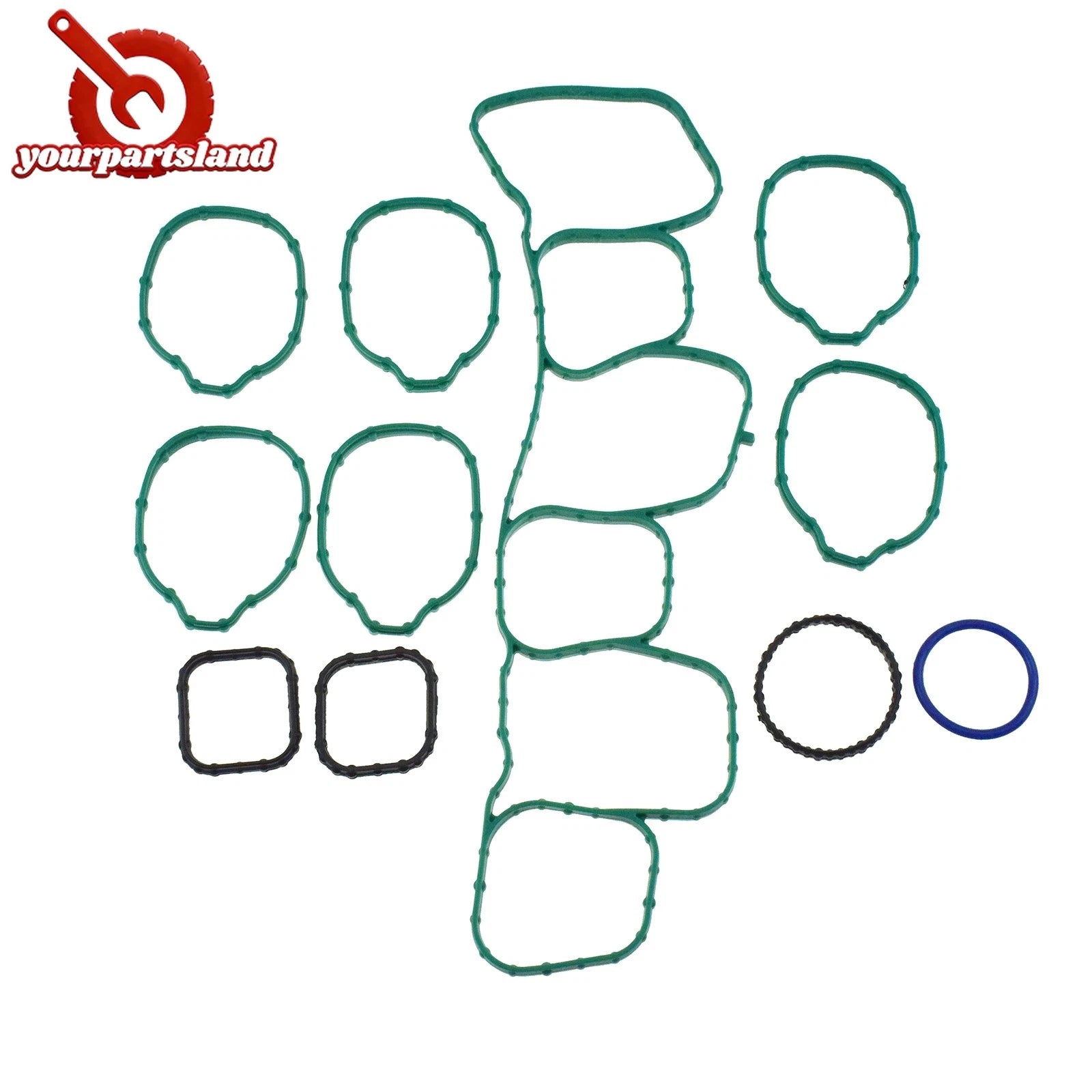 Intake Manifold Gasket Set For Ford Lincoln 3.5L-3.7L V6 99M 99K 99R 2011-2015 6B93BC-57