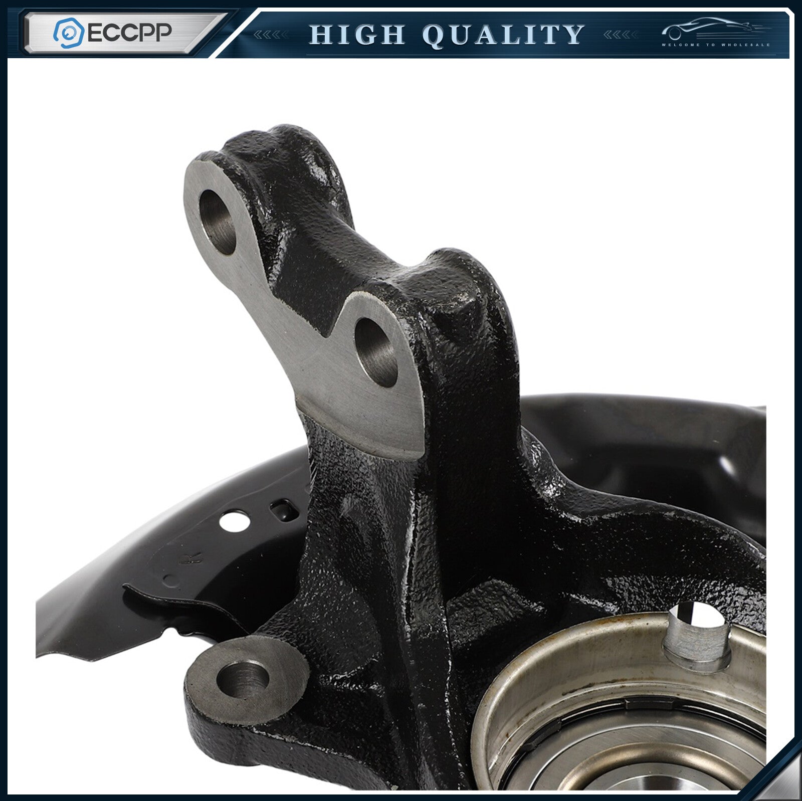 1Pc Wheel Hub Bearing Knuckle Front Passenger For Toyota Sienna FWD 2011-2017 6B93BC-57