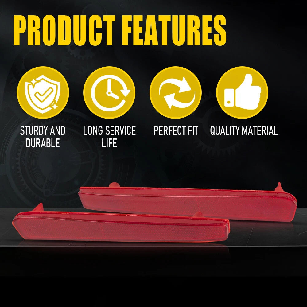 Pair 2PC Rear Bumper Reflex Reflector RH LH For 2020-2022 TOYOTA COROLLA USA EOA 6B93BC-57