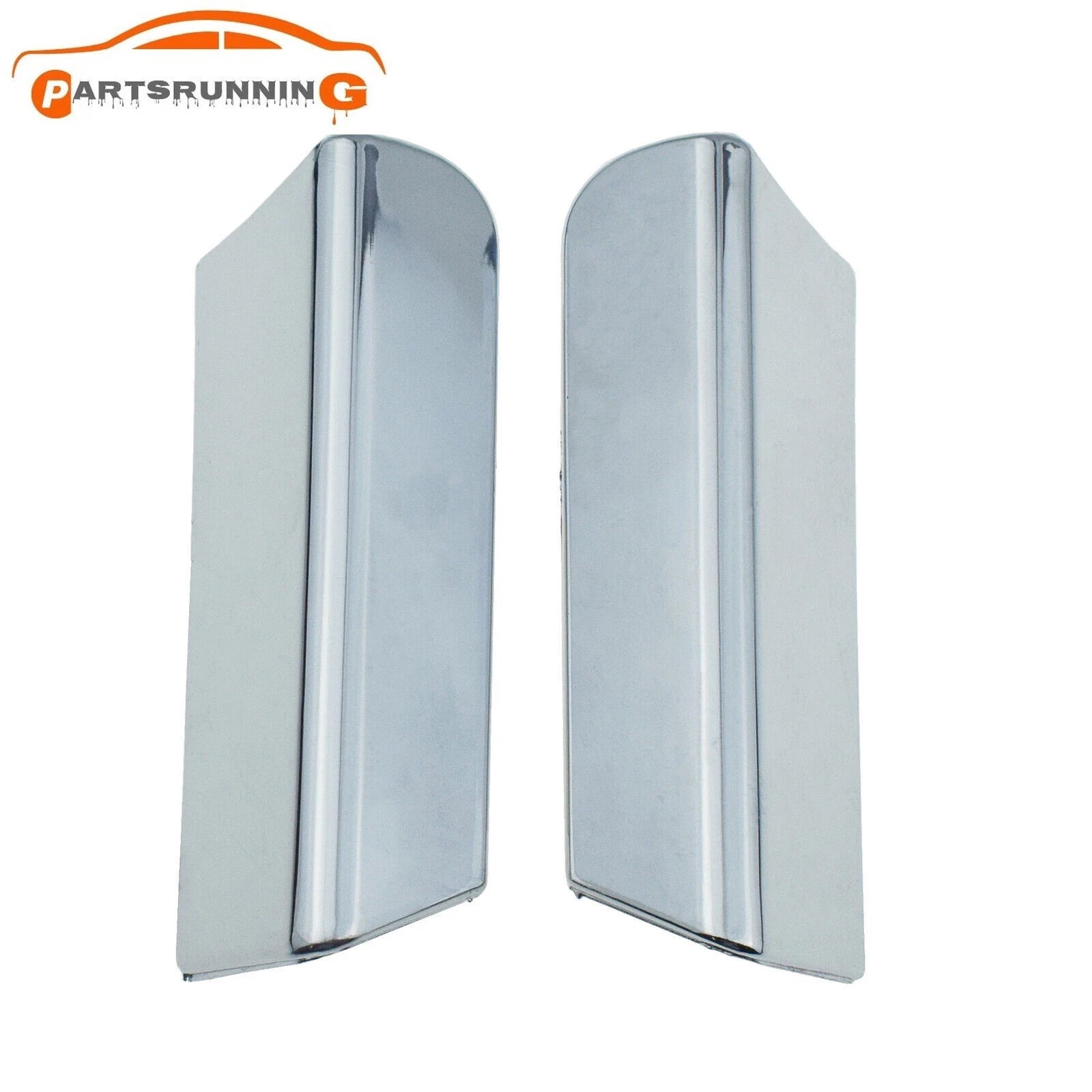 Pair Front Left Right Bumper Trim Chrome For 13-15 Lexus RX350 RX450h 531260E050 6B93BC-57