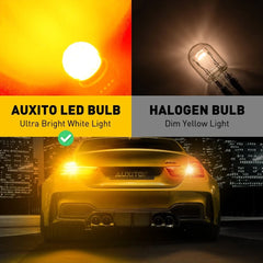 AUXITO Yellow 7443 7440 LED Turn Signal Parking Light Corner Bulbs Amber 6T EOA AUXITO