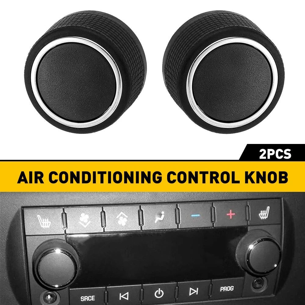 2 Pack Heater A/C & Fan Control Knob Switch Part for GMC Sierra Acadia Yukon EOA 6B93BC-57
