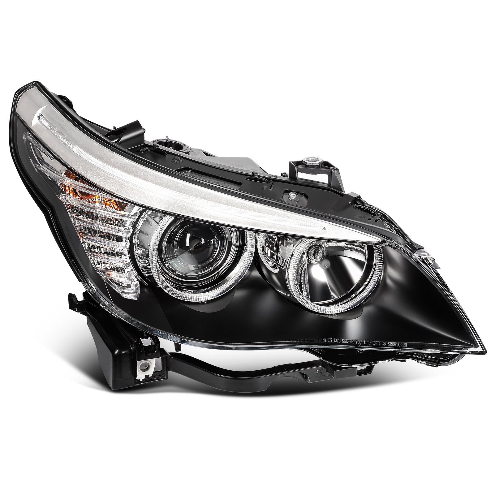 Pair Kit Headlights For 2017-2020 Chevrolet Sonic 1.4L 1.6L 1.8L Black Amber 6B93BC-57