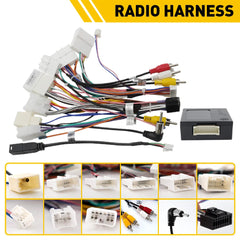 For Toyota Car Stereo Radio Power Harness Cable Wire Adapter Support JBL AMP US 6B93BC-57
