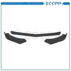 3x Front Lip Splitters Universal Carbon Fiber Print Adjustable 6B93BC-57