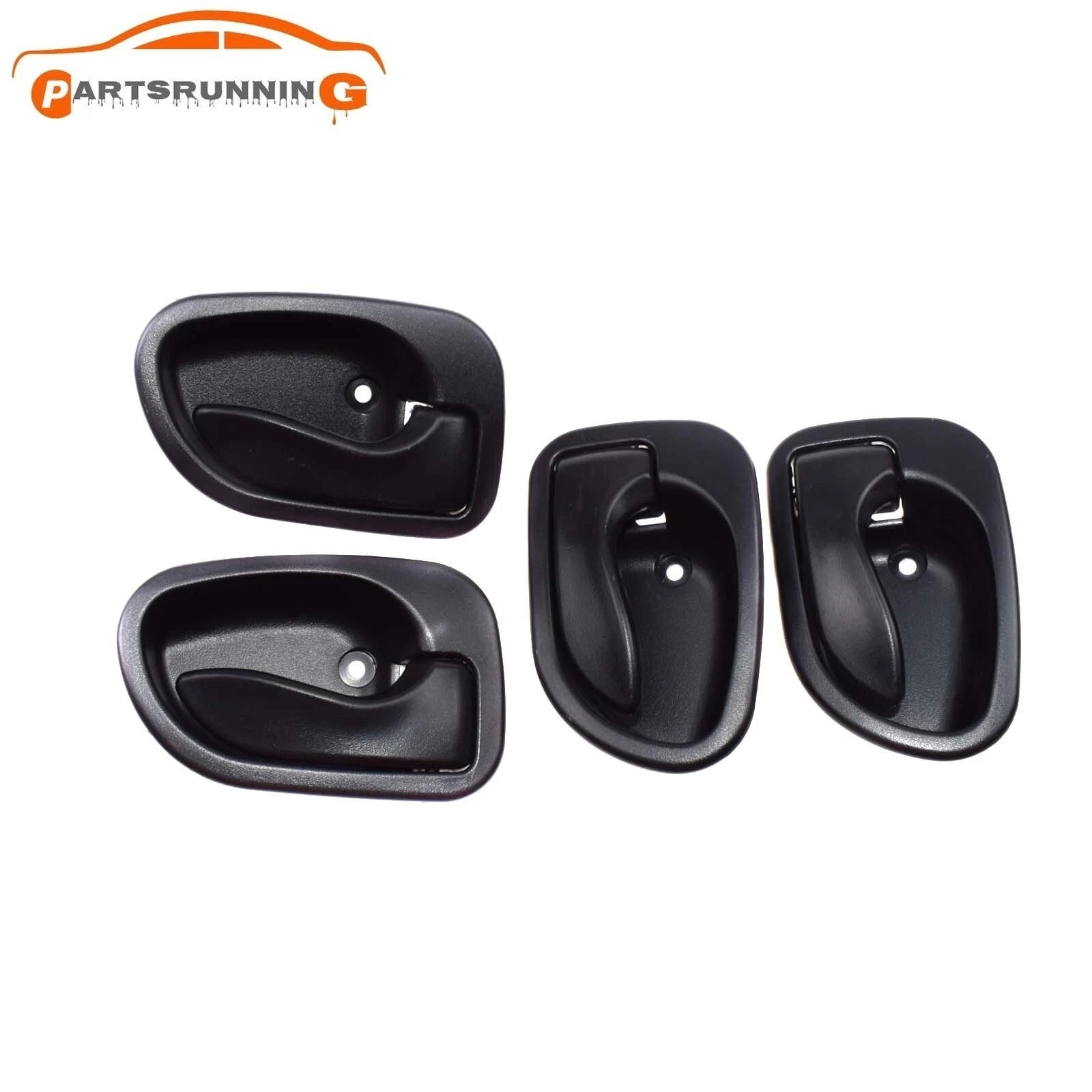 Black Front Rear Left Right Interior Door Handle For Hyundai Accent 1995-1999 6B93BC-57
