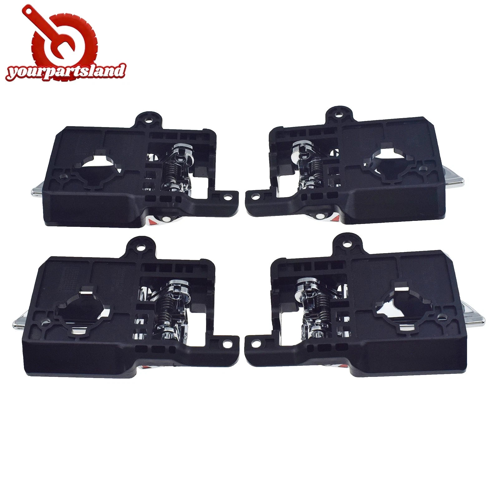 Front Rear LH RH Interior Door Handle For 2007-2010 Hyundai Elantra Sedan Chrome 6B93BC-57