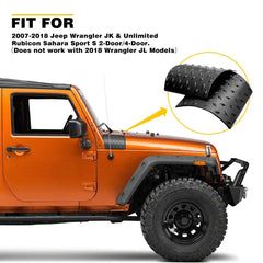 EBE Cowl Body Armor Cover Trim Exterior Accessories for 2007-18 Jeep Wrangler JK 6B93BC-57