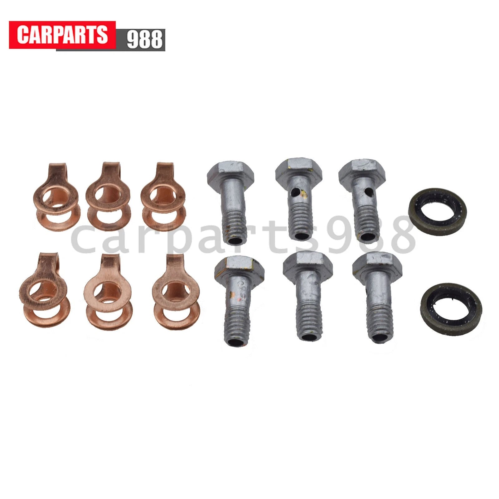 3905307 Fuel Return line Banjo Bolt kit for Dodge Cummins 89-98 12v 4bt 6bt 6ct 6B93BC-57
