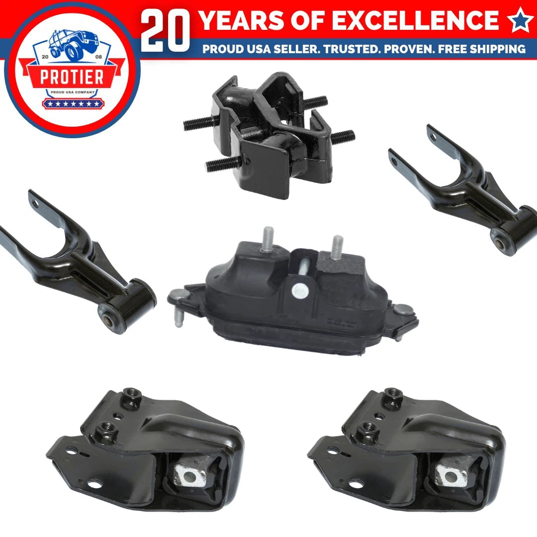 Motor & Trans Mount 6PCS Set for 2006-2011 Chevrolet Impala / Monte Carlo 3.5L 6B93BC-57