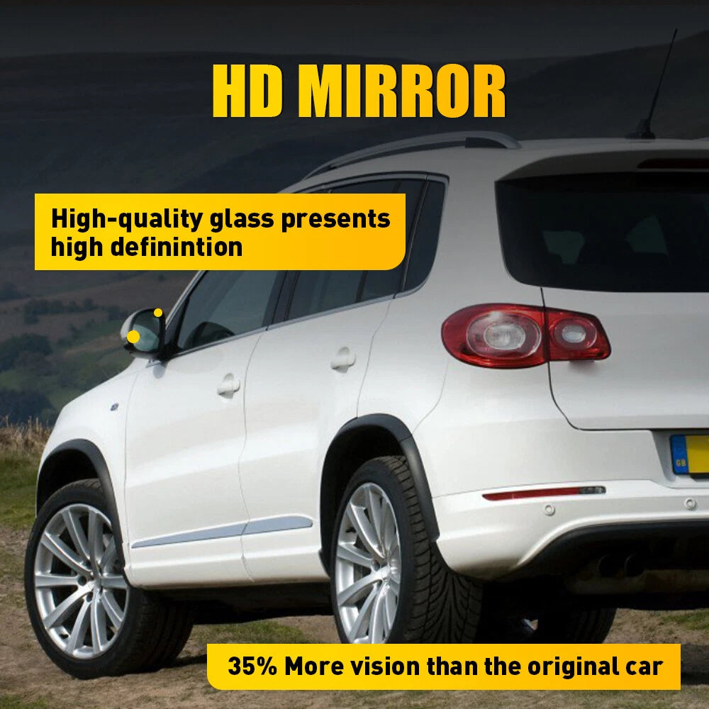 Driver Left Side Mirror Glass Heated For 2009-2017 VW Tiguan w/Backing Plate EOA 6B93BC-57