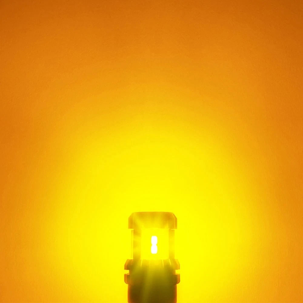 Auxito LED Front Turn Signal Blinker Light Bulbs 1156 7506 3497 Amber 2200K 2pcs AUXITO