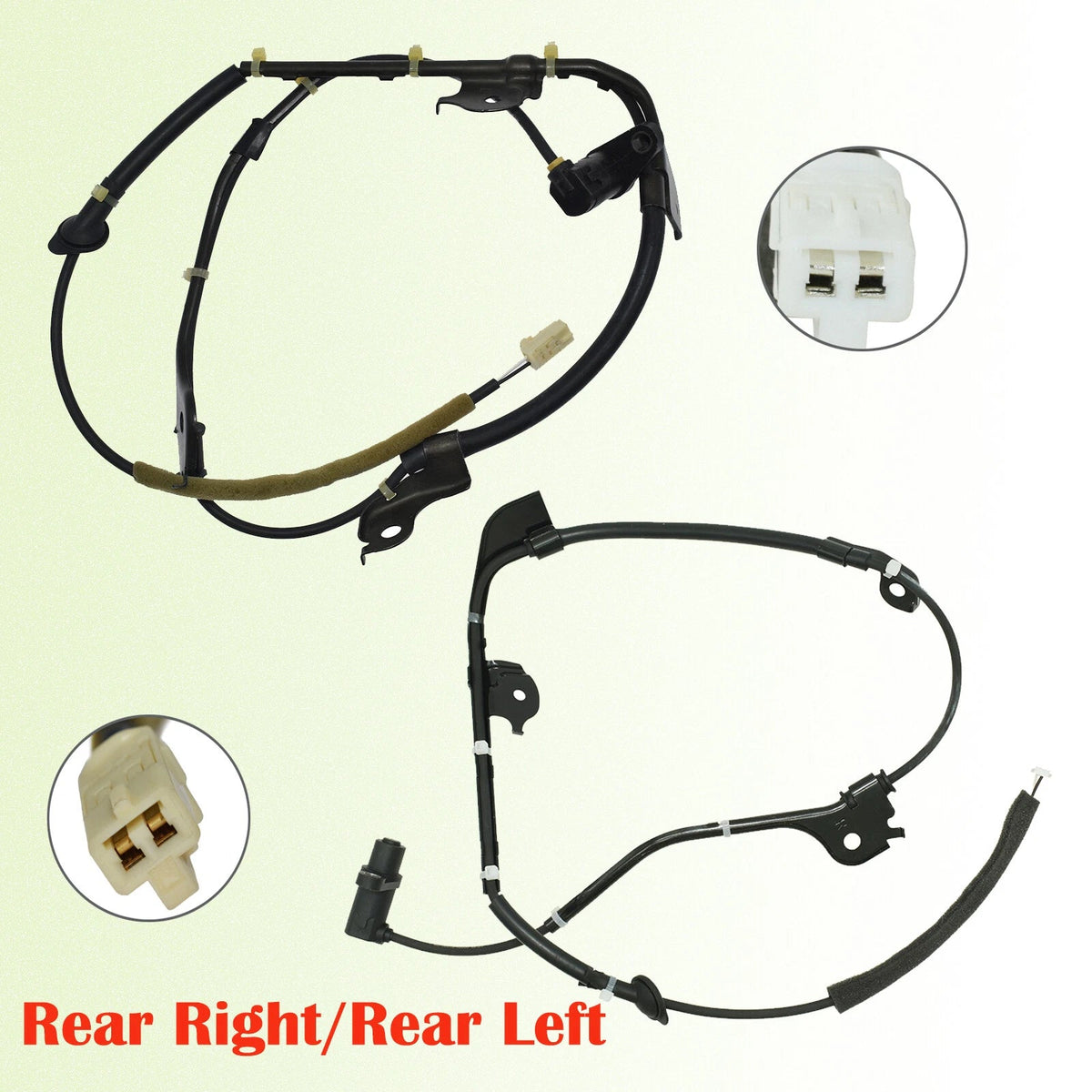 2pcs ABS Speed sensor Rear Right/Left for 2001-2005 Toyota RAV4 AWD 6B93BC-57